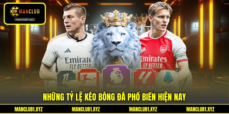 Những tỷ lệ kèo bóng đá phổ biến hiện nay