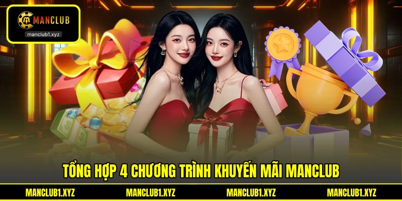 Tổng hợp 4 chương trình khuyến mãi MANCLUB